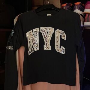 NWOT Victoria Secret sequined sweatshirt